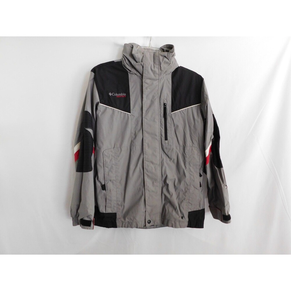 Columbia Jacket Youth Boys Jacket Gray, Black, White Youth Size 14/16